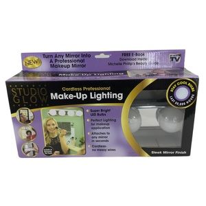 🆕 Studio Glow Vanity Make Up Lighting Cordless & Portable w/ bright LED Bulbs